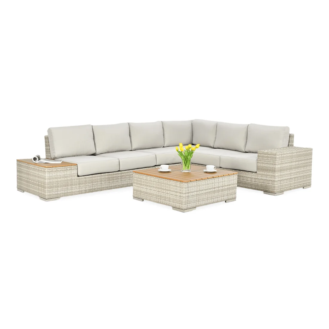 AVOCADO WOOD NAROŻNIK BEIGE (002622)