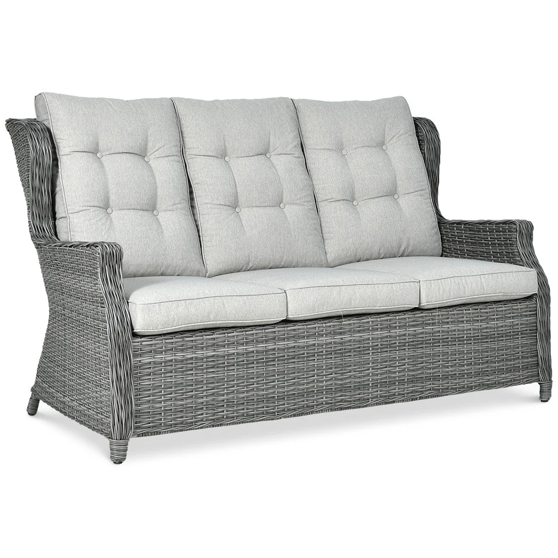 BALTIMORE DINING ZESTAW+PUFY DARK GREY (003064) - obrazek 6