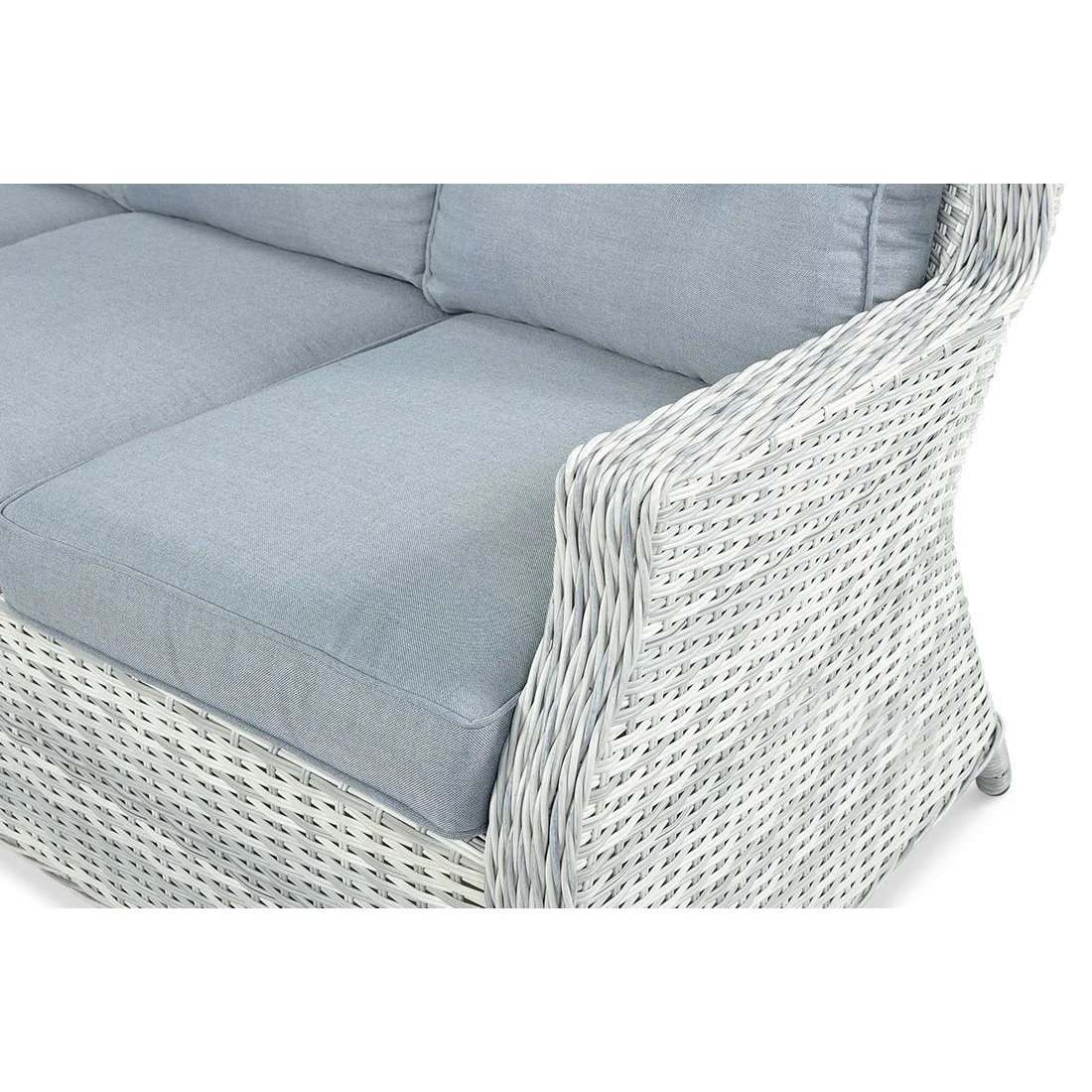 BALTIMORE DINING ZESTAW+PUFY WHITE GREY (003063) - obrazek 8
