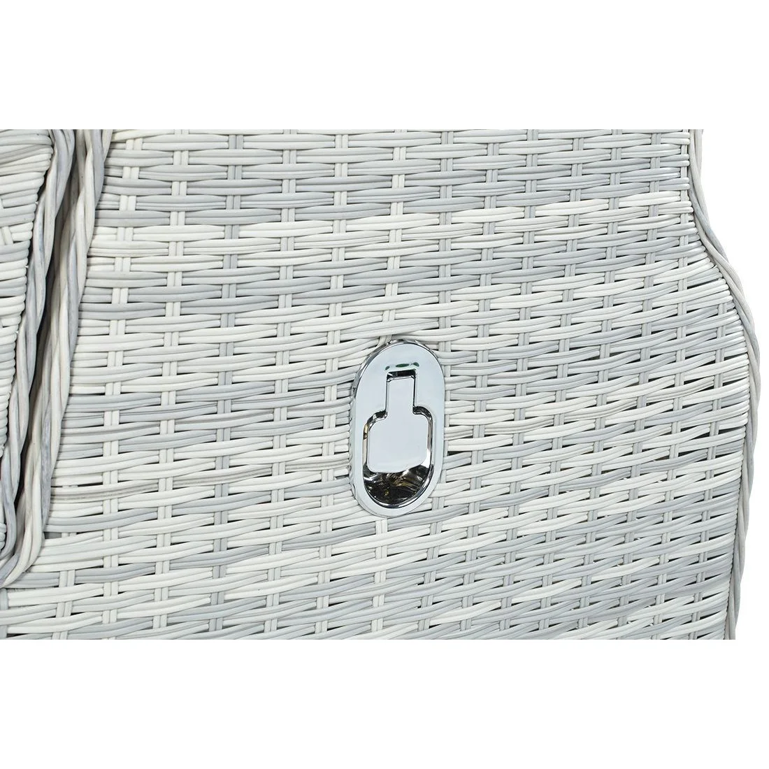 BALTIMORE DINING ZESTAW+PUFY WHITE GREY (003063) - obrazek 10