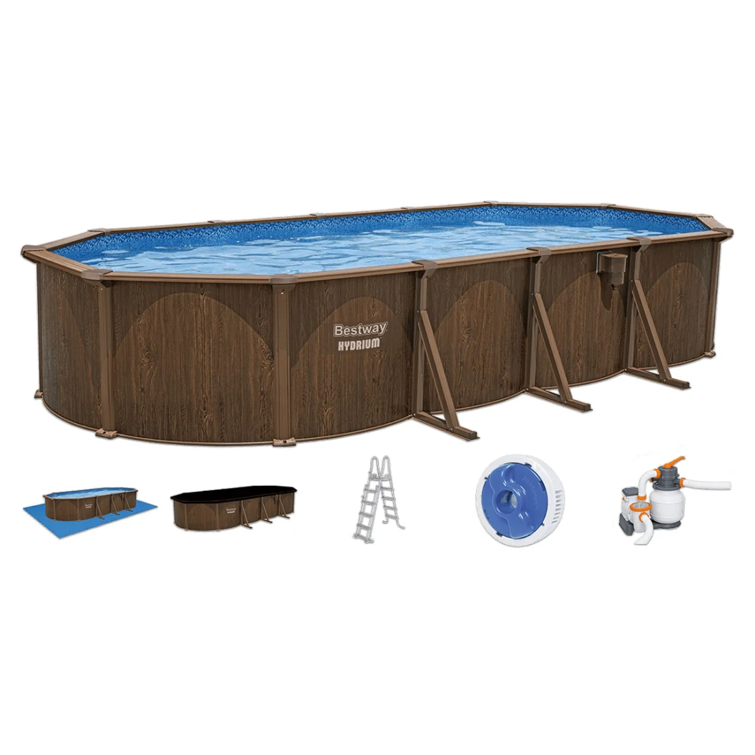BASEN STELAŻOWY HYDRIUM 7.32x3.66x1.32M BESTWAY 561CW (004236)