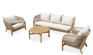 BERGEN CAFFE MAX ZESTAW ACACIA WOOD (008407)