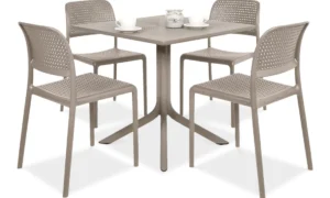 BORA BISTROT/CLIP 80 4+1 ZESTAW TORTORA (001976)