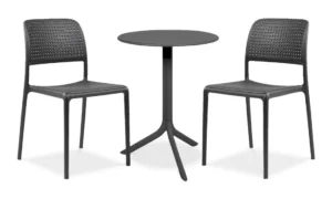 BORA BISTROT/STEP 2+1 ZESTAW ANTRACITE (001994)
