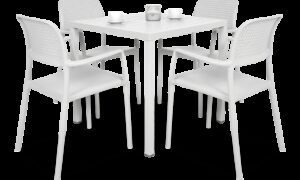BORA/CUBE 80 4+1 ZESTAW BIANCO (002748)