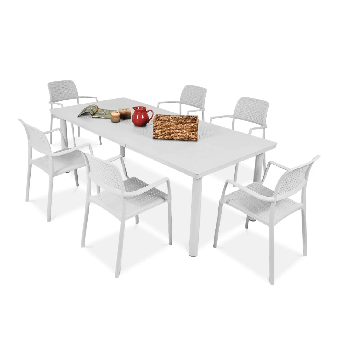 BORA/LIBECCIO 6+1 ZESTAW BIANCO (002563)