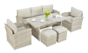 BORNEO ZESTAW+PUFY BEIGE (003250)