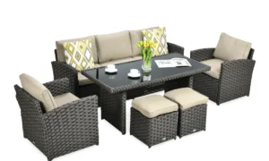 BORNEO ZESTAW+PUFY BROWN (003665)