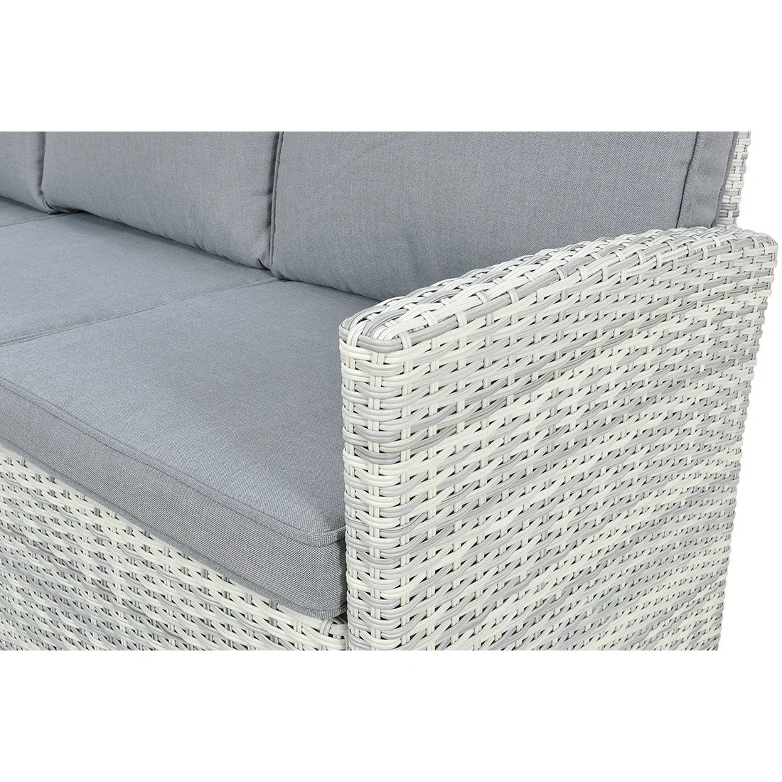 BORNEO ZESTAW+PUFY WHITE GREY (003620) - obrazek 12