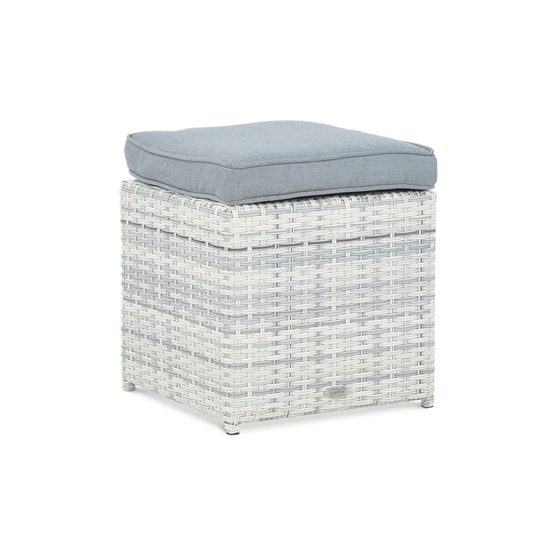 BORNEO ZESTAW+PUFY WHITE GREY (003620) - obrazek 10