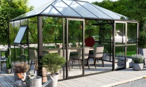 BROADWAY 436x295 OGRÓD ZIMOWY (SOLID PC+GLASS) BLACK (006860)