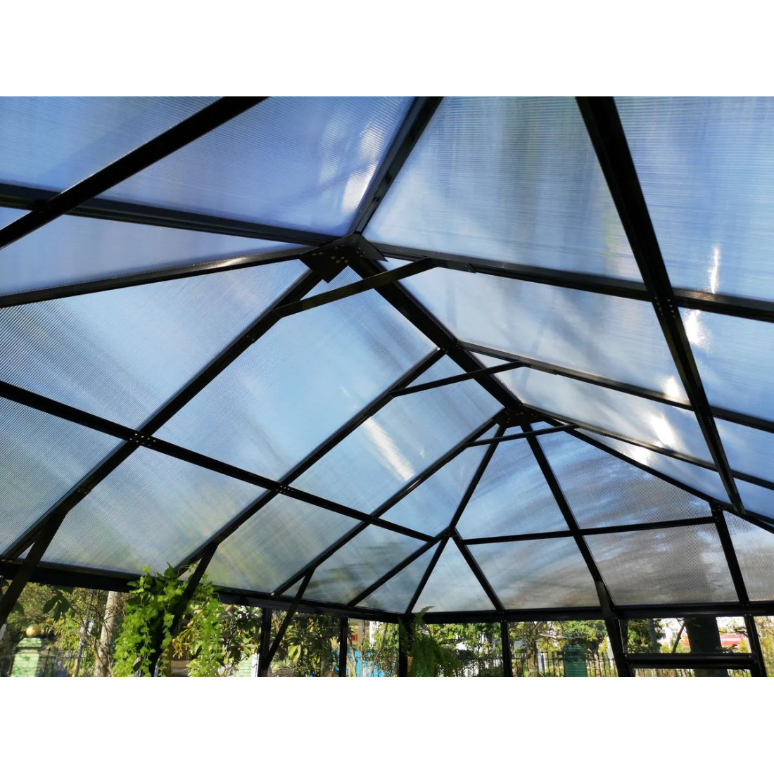 BROADWAY 436x436 OGRÓD ZIMOWY (PC+GLASS) BLACK (007979) - obrazek 9