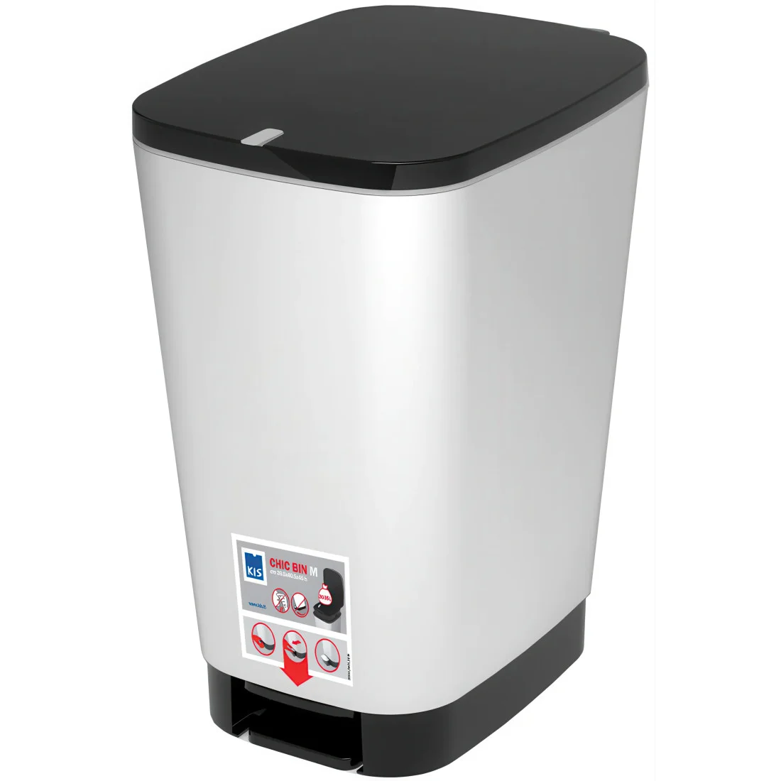 CHIC BIN 35L STEEL KOSZ NA ŚMIECI (002032) - obrazek 5