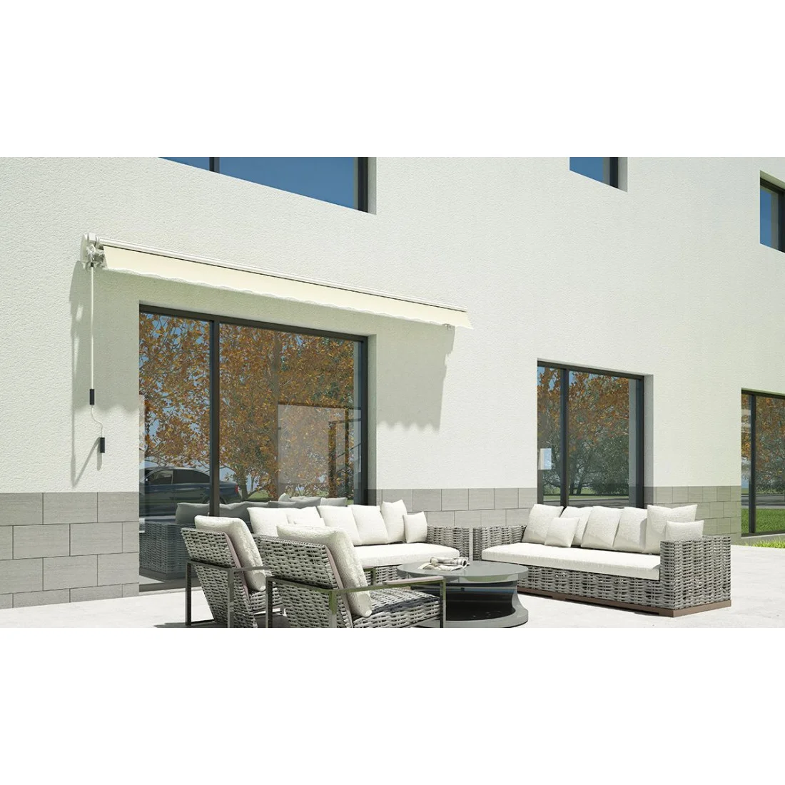 CLASSIC 300x250 MARKIZA TARASOWA BEIGE (004448) - obrazek 5
