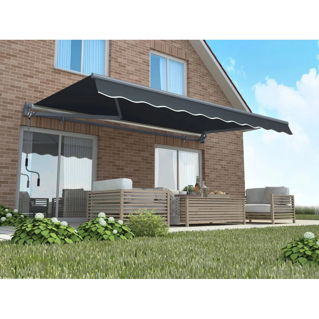 CLASSIC 450x300 MARKIZA TARASOWA GREY (005325) - obrazek 2