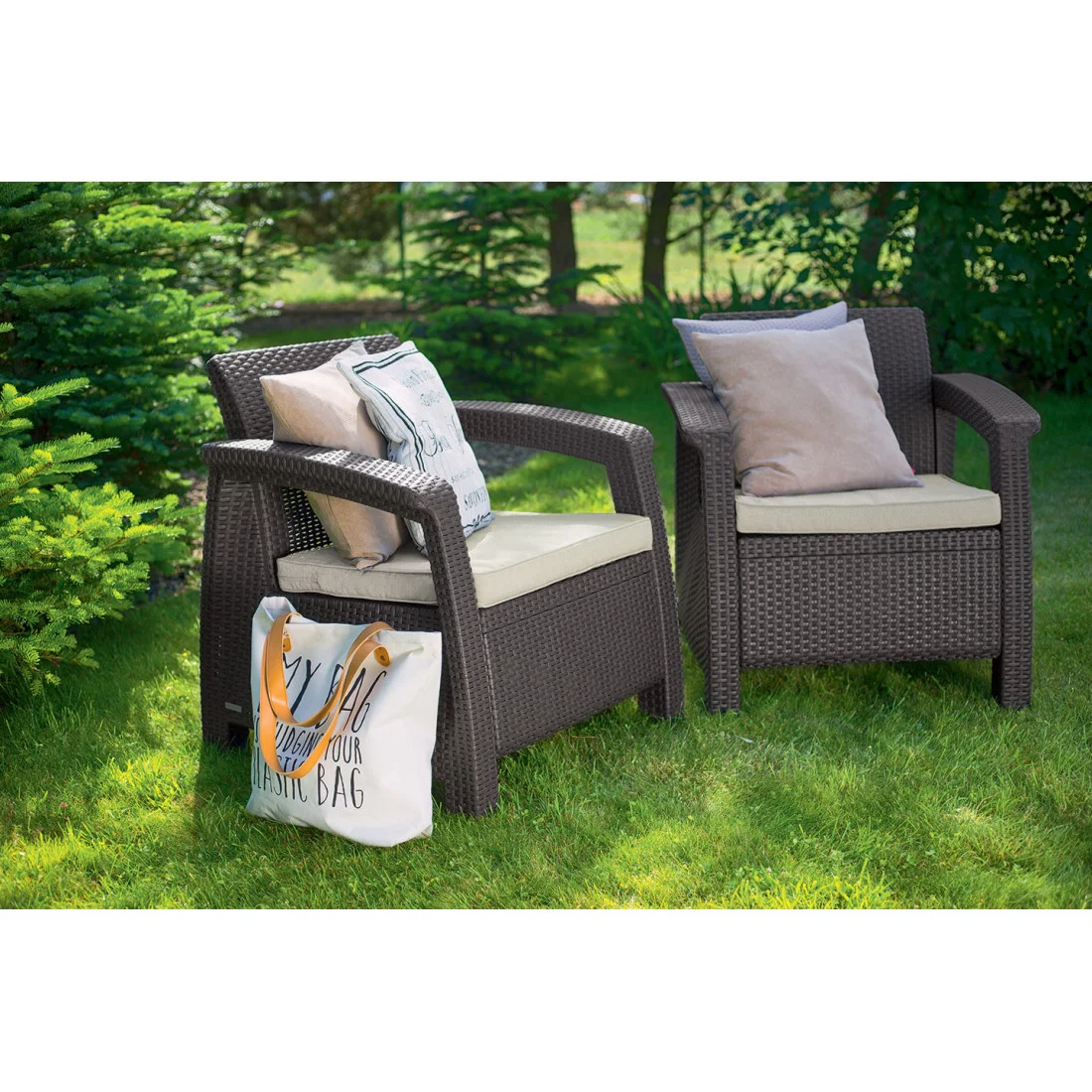 CORFU DUO ZESTAW BROWN (006047) - obrazek 3