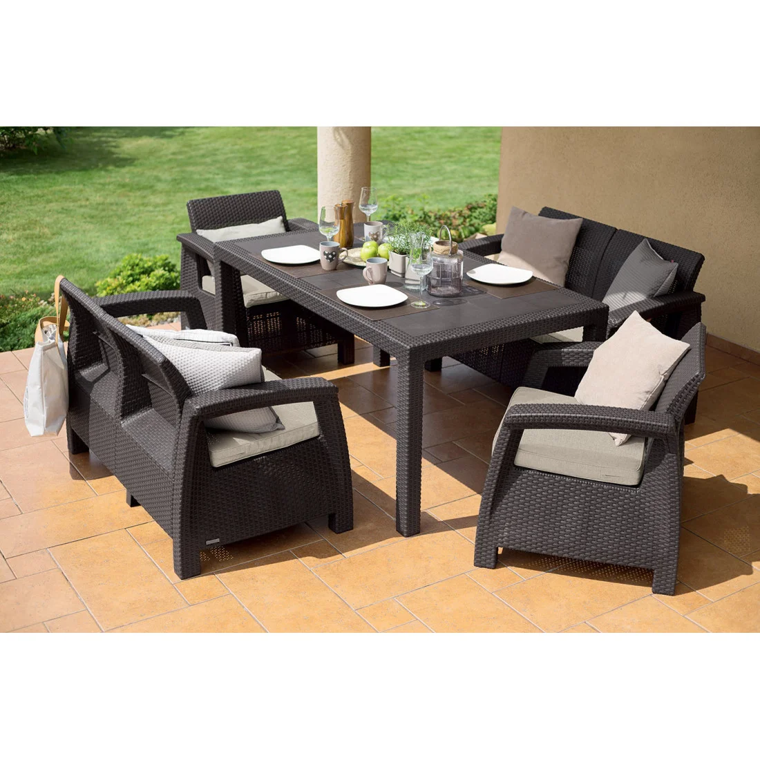 CORFU FIESTA II ZESTAW BROWN (006050) - obrazek 3