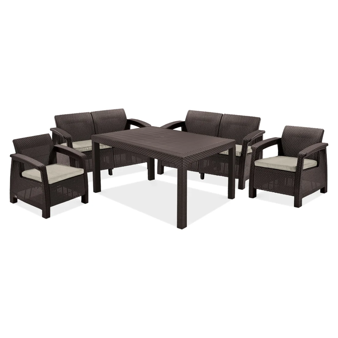 CORFU FIESTA II ZESTAW BROWN (006050)