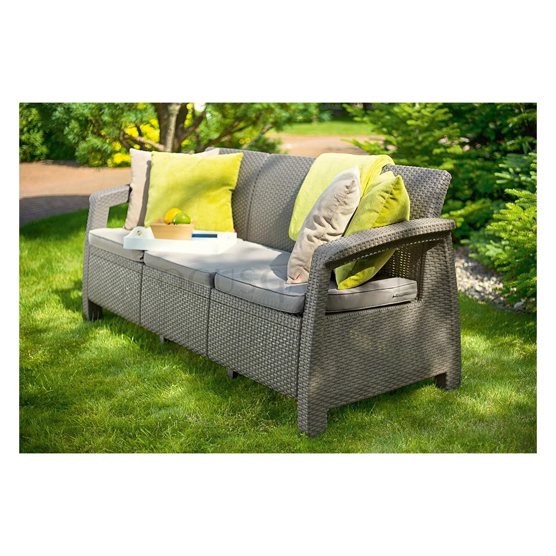 CORFU LOVE SEAT MAX SOFA CAPPUCCINO (006426) - obrazek 3