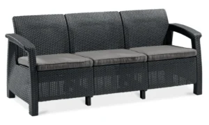 CORFU LOVE SEAT MAX SOFA GRAPHITE (006405)