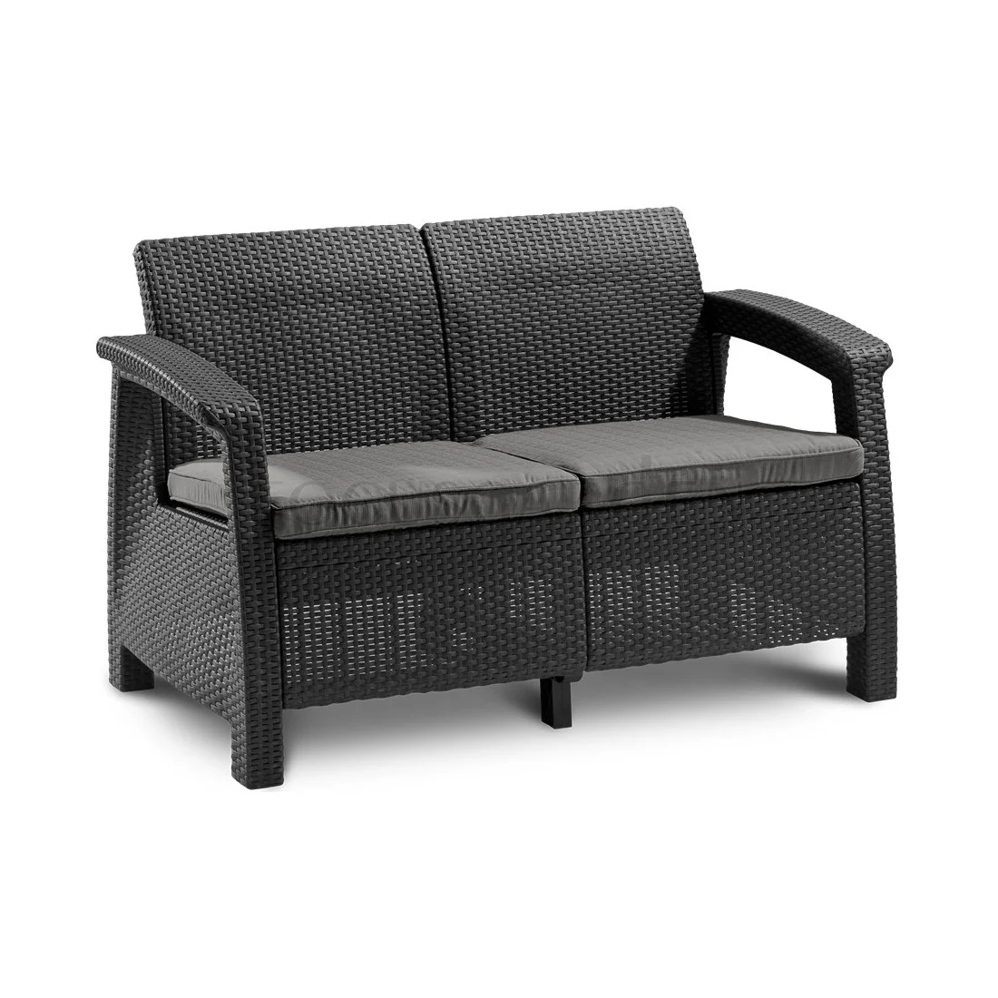 CORFU LOVE SEAT SOFA GRAPHITE (006353) - obrazek 2