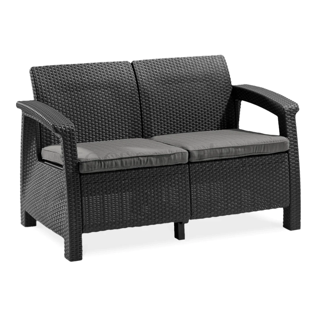 CORFU LOVE SEAT SOFA GRAPHITE (006353)