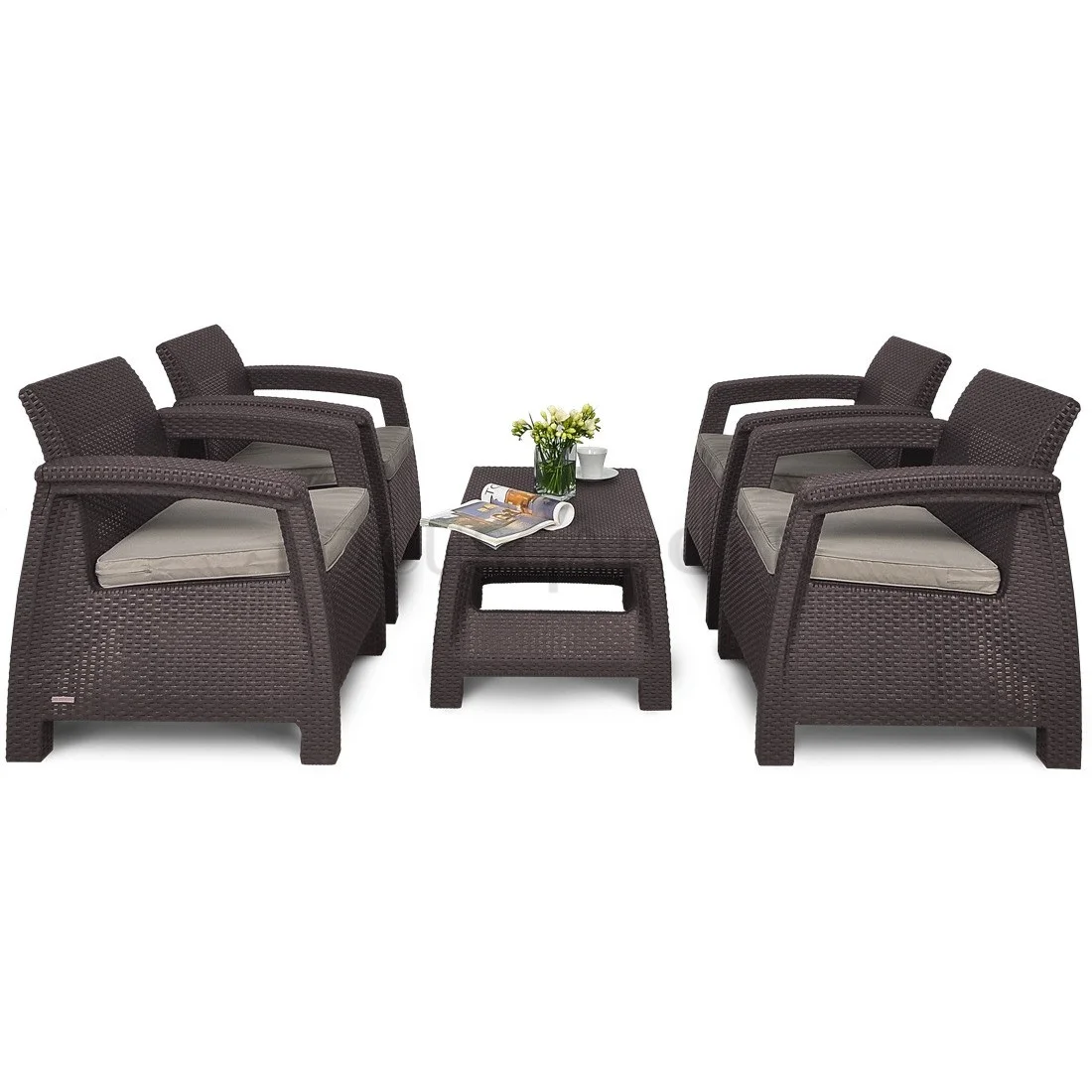 CORFU QUATTRO ZESTAW BROWN (006069) - obrazek 2