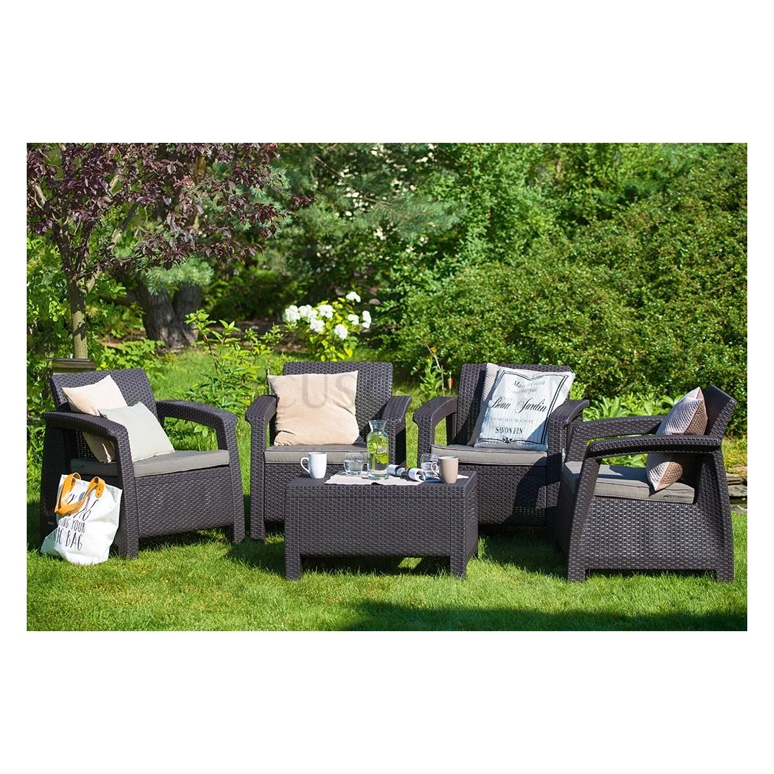 CORFU QUATTRO ZESTAW BROWN (006069) - obrazek 4