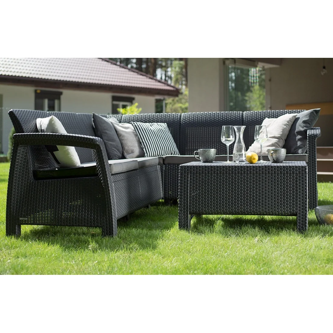 CORFU RELAX SET NAROŻNIK GRAPHITE (001981) - obrazek 6