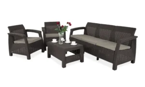 CORFU SET 3 ZESTAW BROWN (006068)