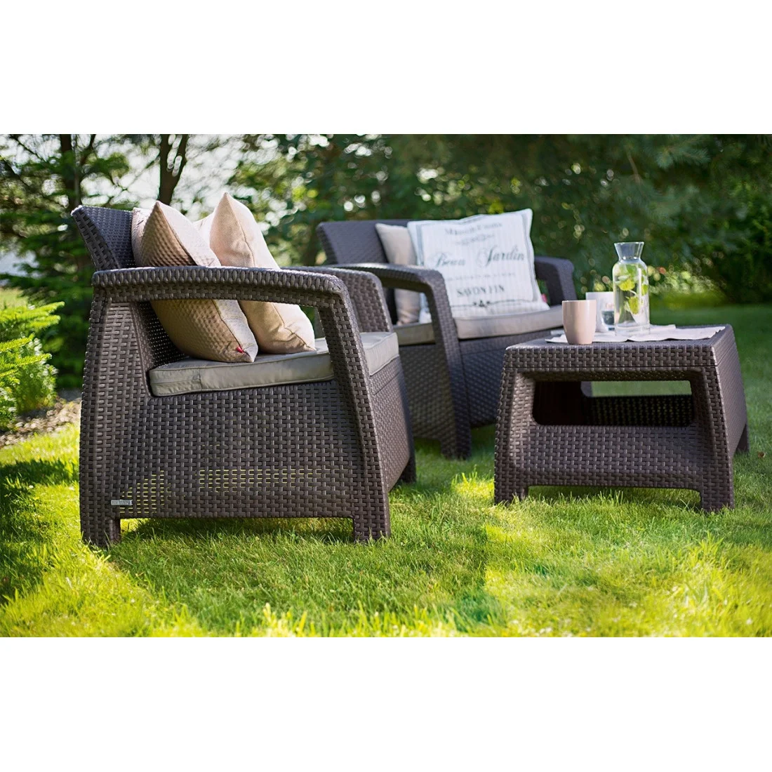 CORFU SET 3 ZESTAW BROWN (006068) - obrazek 6