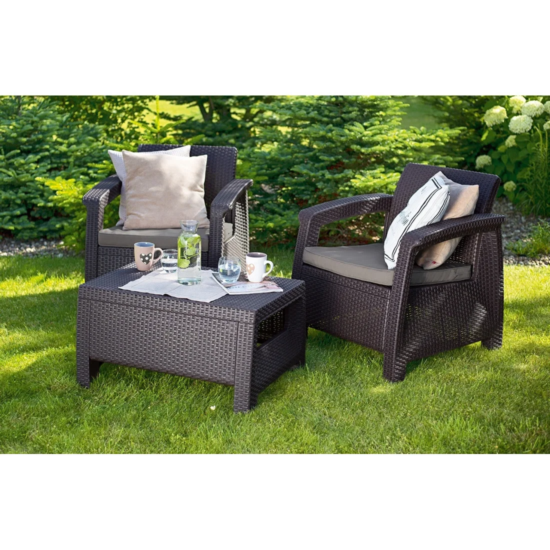 CORFU SET 3 ZESTAW BROWN (006068) - obrazek 5