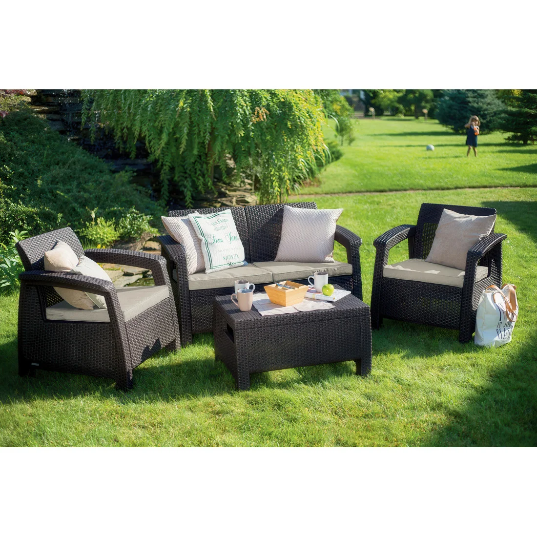 CORFU SET ZESTAW BROWN (006049) - obrazek 9