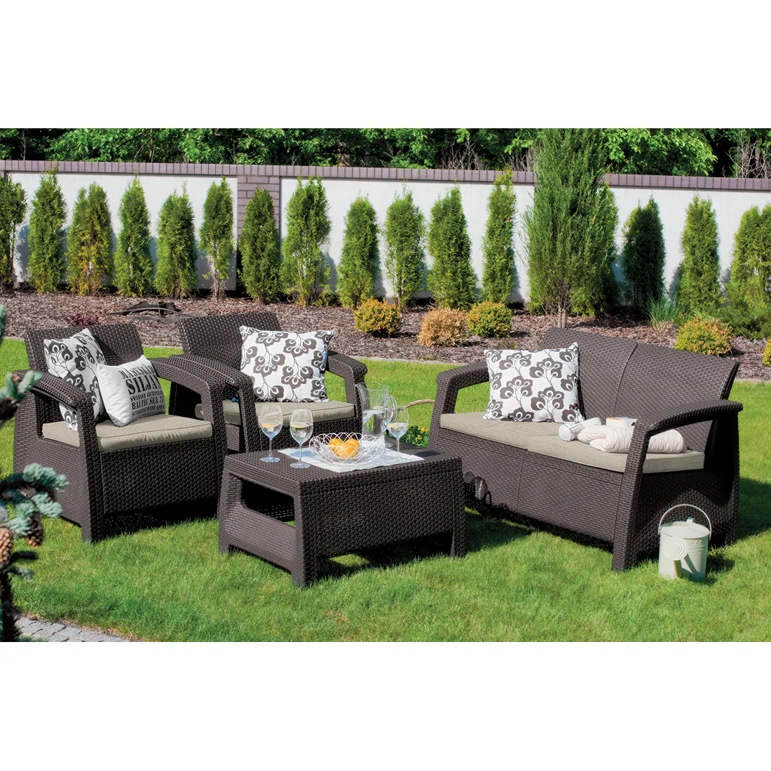 CORFU SET ZESTAW BROWN (006049) - obrazek 6
