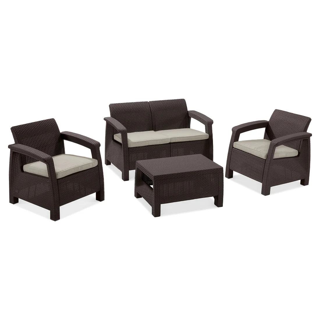 CORFU SET ZESTAW BROWN (006049)