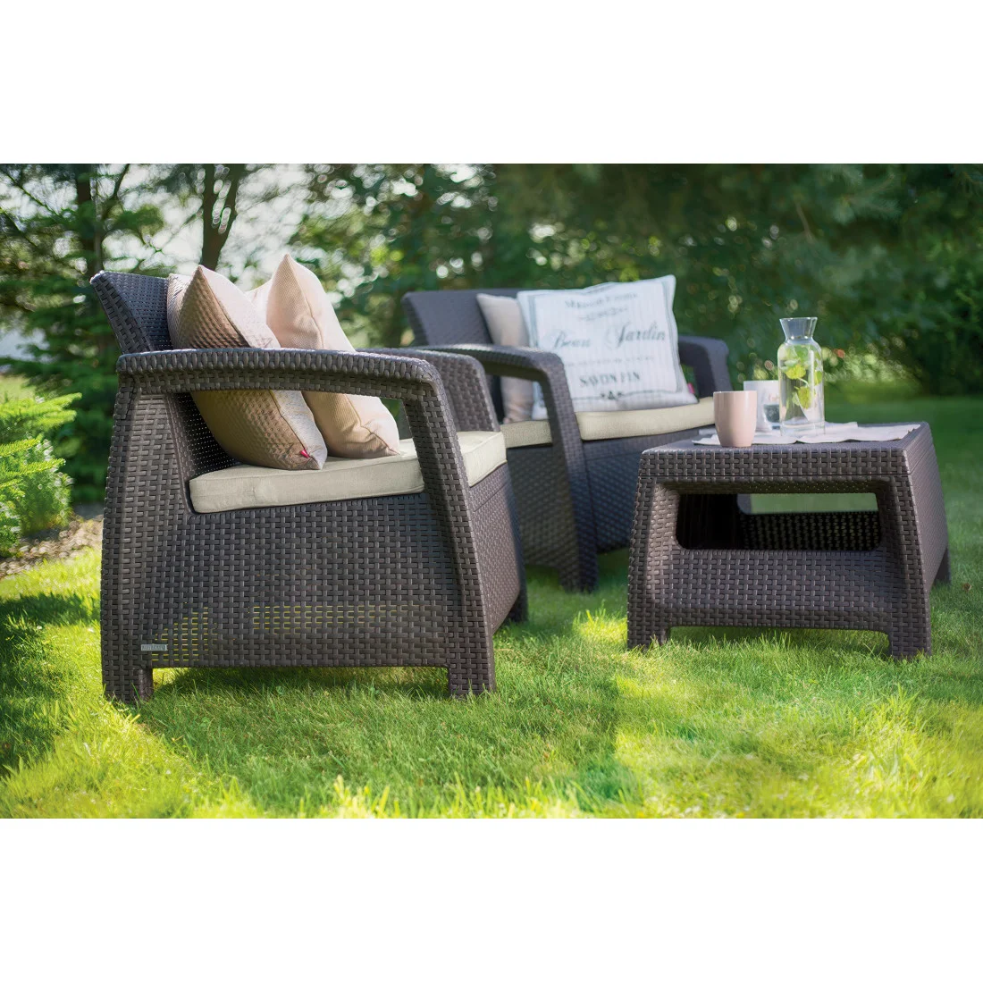 CORFU SET ZESTAW BROWN (006049) - obrazek 8