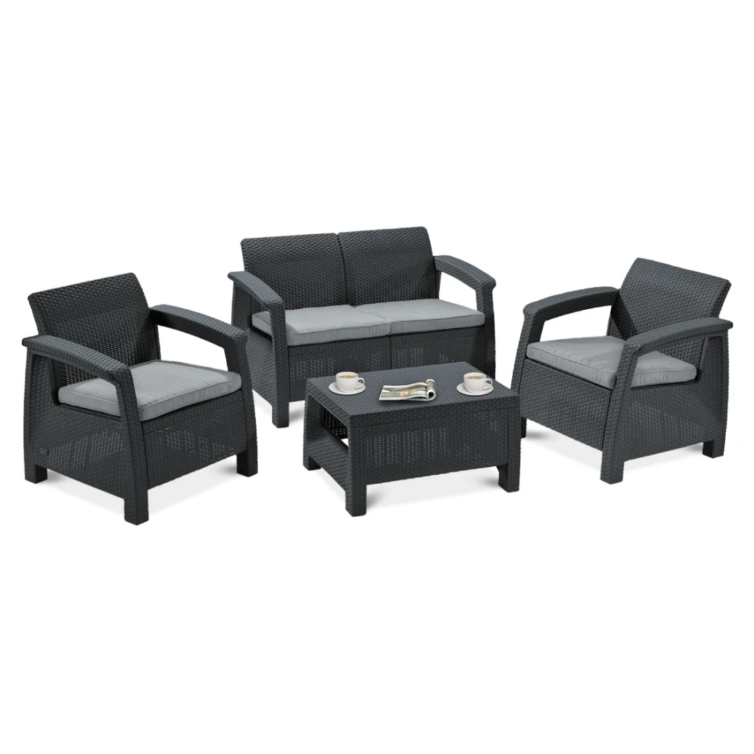 CORFU SET ZESTAW GRAPHITE (000809)