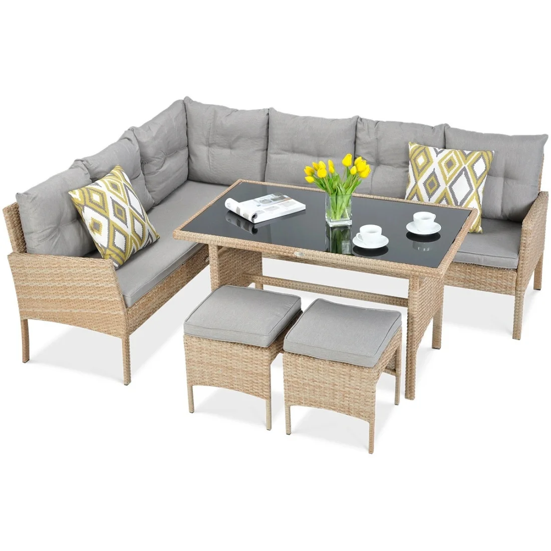 CORTINA NAROŻNIK BEIGE (002768) - obrazek 4