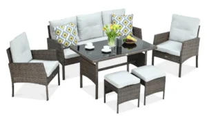 CORTINA ZESTAW BROWN (002028)