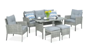 CORTINA ZESTAW DOLPHIN GREY (002027)