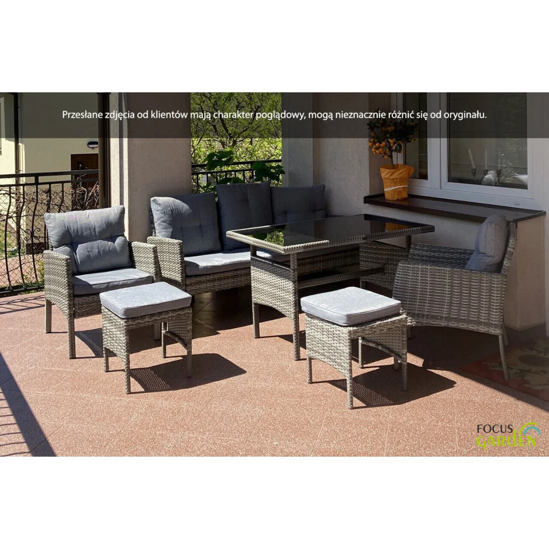 CORTINA ZESTAW DOLPHIN GREY (002027) - obrazek 11