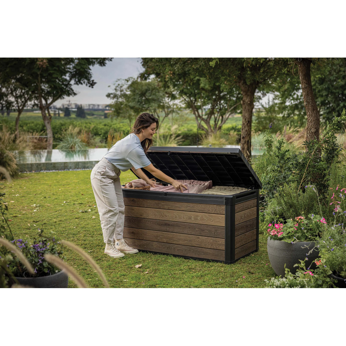DECO DEC BOX 570L SKRZYNIA BROWN (009308) - obrazek 6