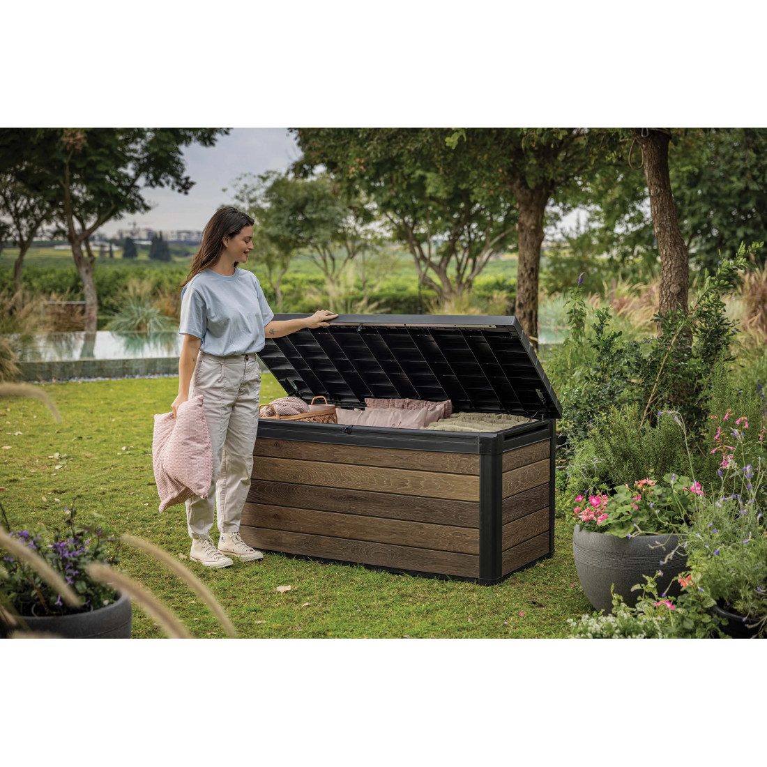 DECO DEC BOX 570L SKRZYNIA BROWN (009308) - obrazek 8