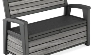 DECO GARDEN 227L ŁAWKA/SKRZYNIA STORM GREY (007659)