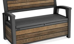 DECO GARDEN 227L ŁAWKA/SKRZYNIA WALNUT (007657)