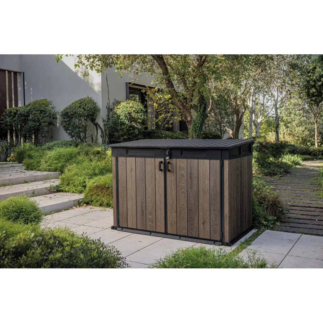DECO HORIZONTAL 2020L SCHOWEK 2x240L WALNUT (009215) - obrazek 6