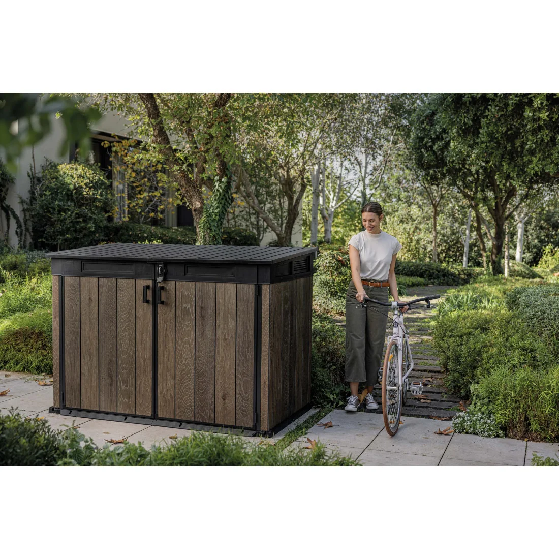 DECO HORIZONTAL 2020L SCHOWEK 2x240L WALNUT (009215) - obrazek 3