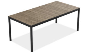 DECO PORTO NOVA 200 STÓŁ BLACK/WALNUT (009326)