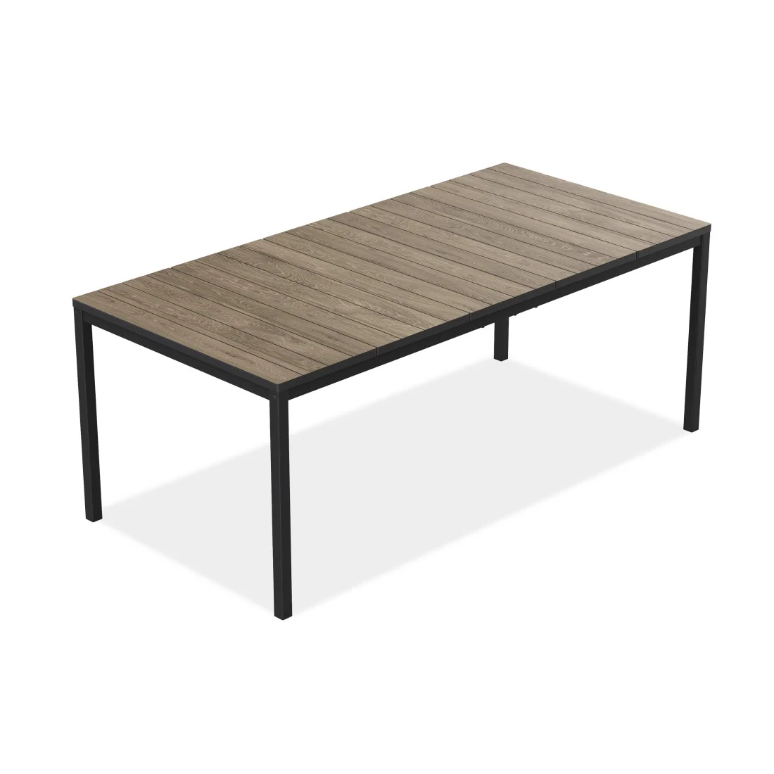 DECO PORTO NOVA 200 STÓŁ BLACK/WALNUT (009326)