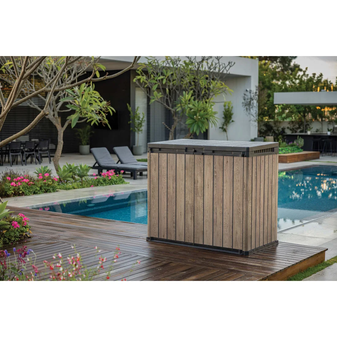 DECO SIO DARWIN 1100L SCHOWEK KOSZ 2x240L ASHWOOD (009210) - obrazek 3